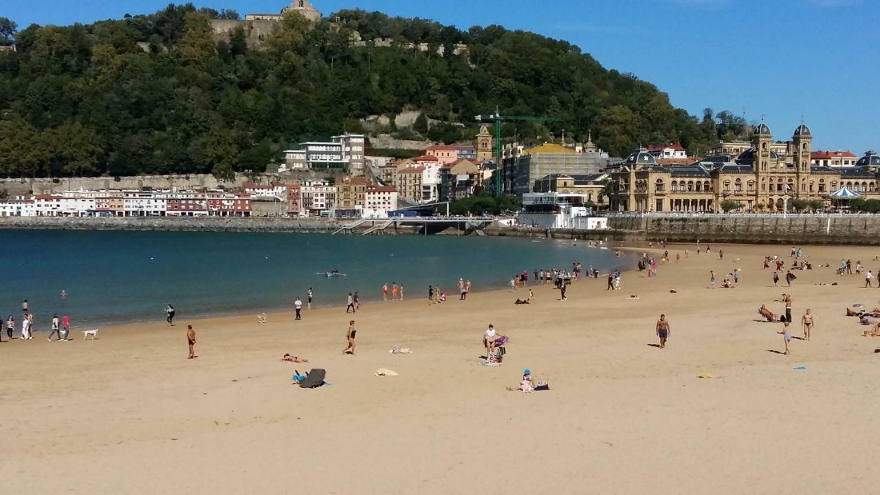 Ondarreta Beach Apartment Con Parking Free Y Aire Acondicionado サン・セバスティアン エクステリア 写真