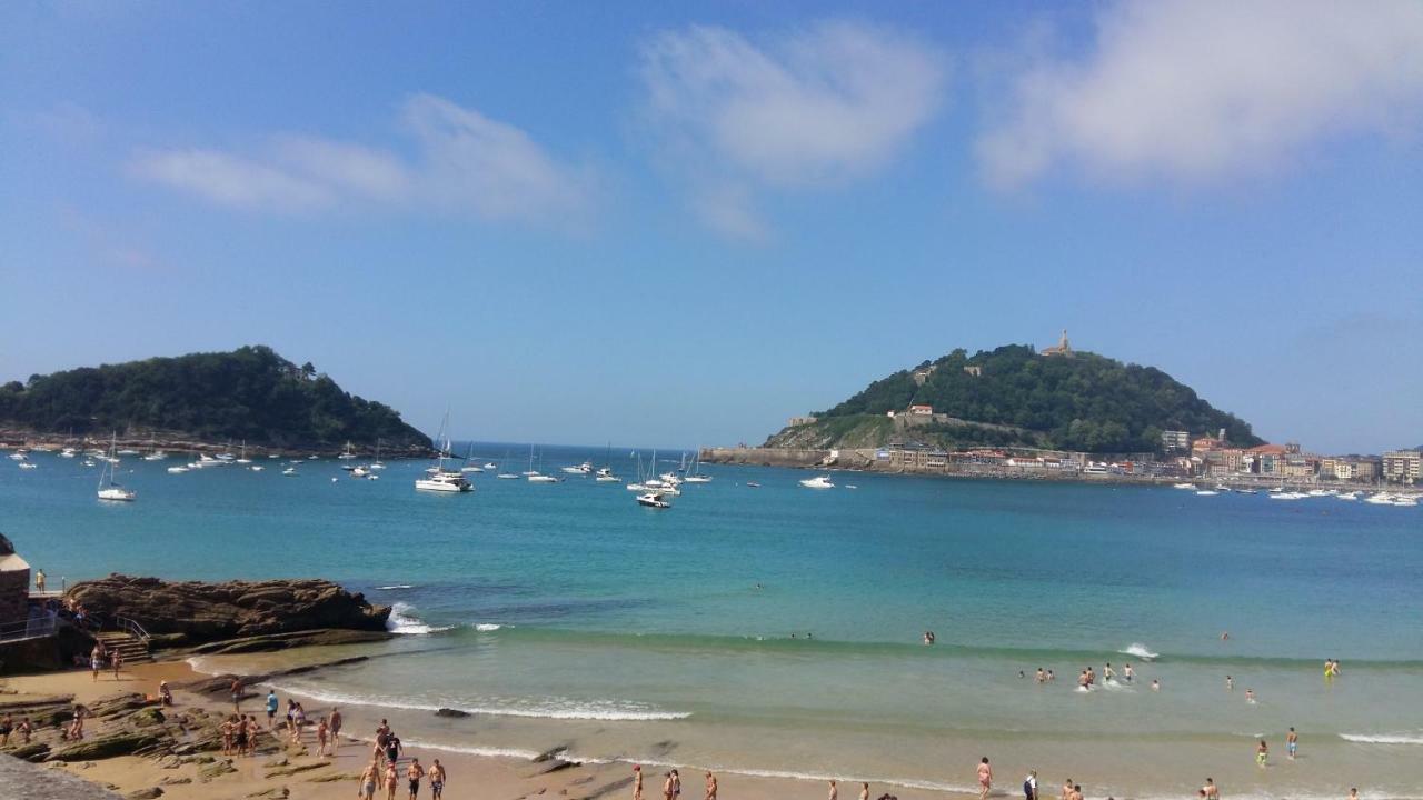 Ondarreta Beach Apartment Con Parking Free Y Aire Acondicionado サン・セバスティアン エクステリア 写真